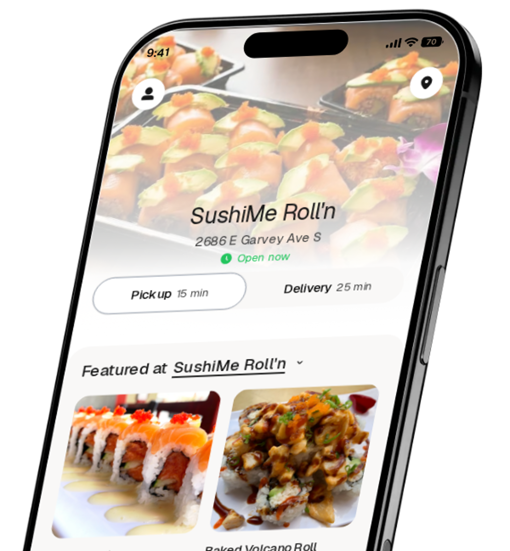 SushiMe Roll'n app preview