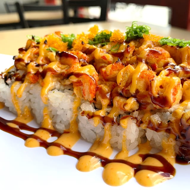 Baked Lobster Lover Roll.