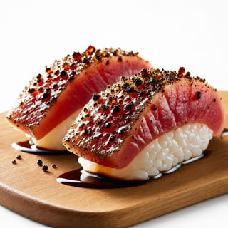 Seared Peppered Tuna Nigiri